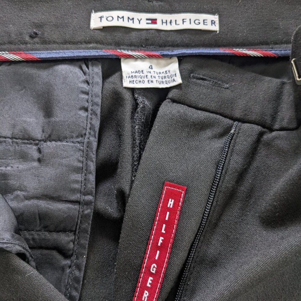 Tommy Hilfiger size 4 Straight leg Black Trousers